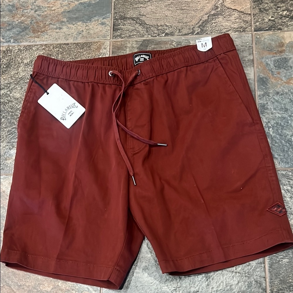 Billabong Red Relaxed Fit Shorts